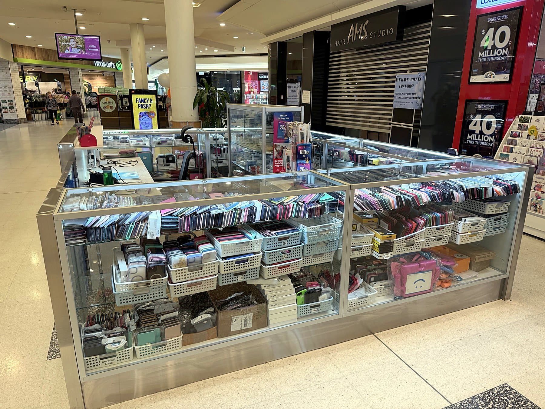 TechBooster store and accessory display